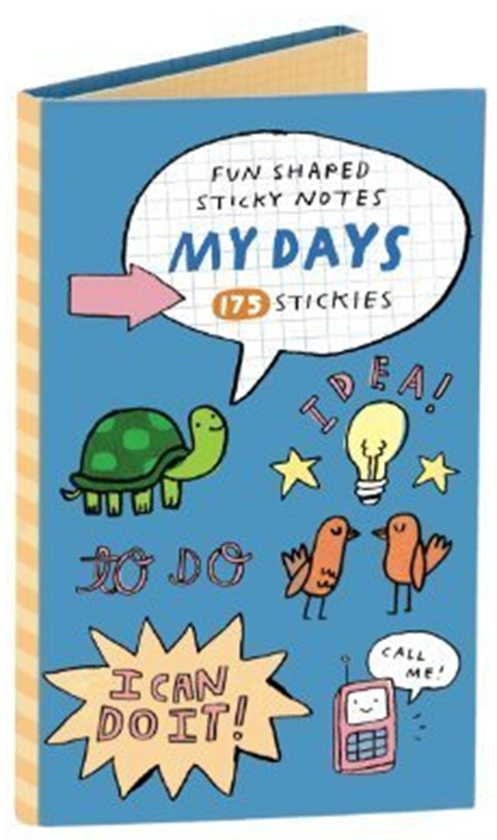Бумажная книга «My Days Shaped Sticky Notes» - фото №1