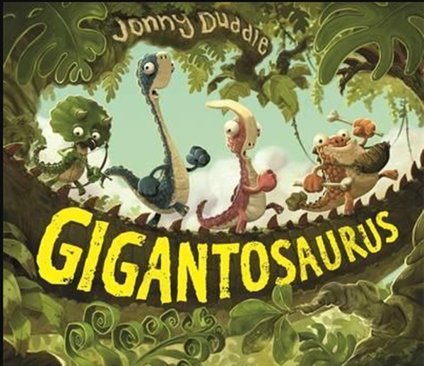 Паперова книга «Gigantosaurus», автор Джонні Даддл - фото №1