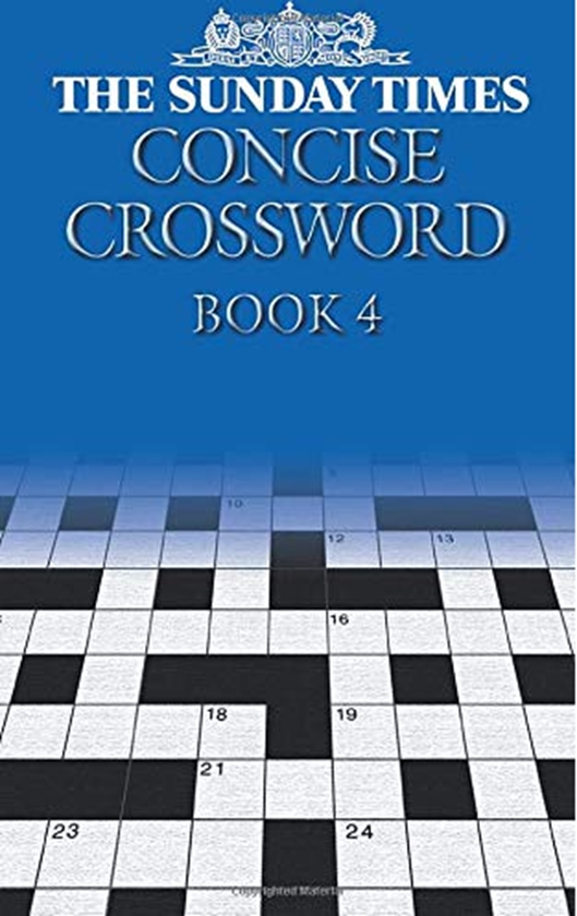 Бумажная книга «The Sunday Times Concise Crossword Book 4» - фото №1