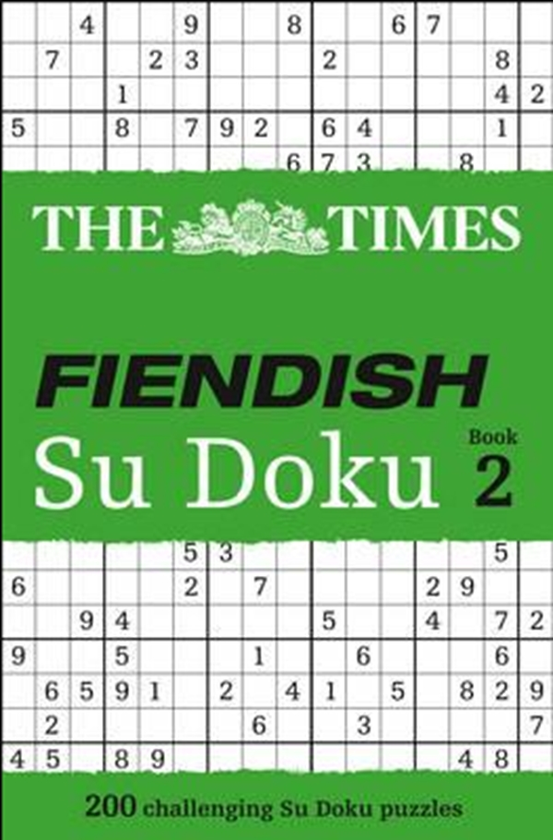Бумажная книга «The Times Fiendish Su Doku Book 2 : 200 Challenging Puzzles from the Times» - фото №1
