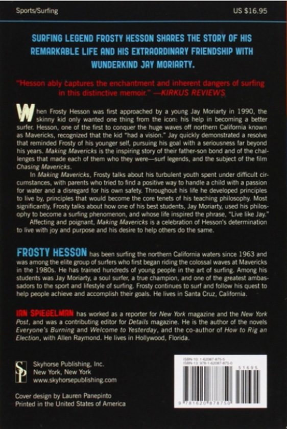 Бумажная книга «Making Mavericks : The Memoir of a Surfing Legend», автор Фрости Хессон - фото №1