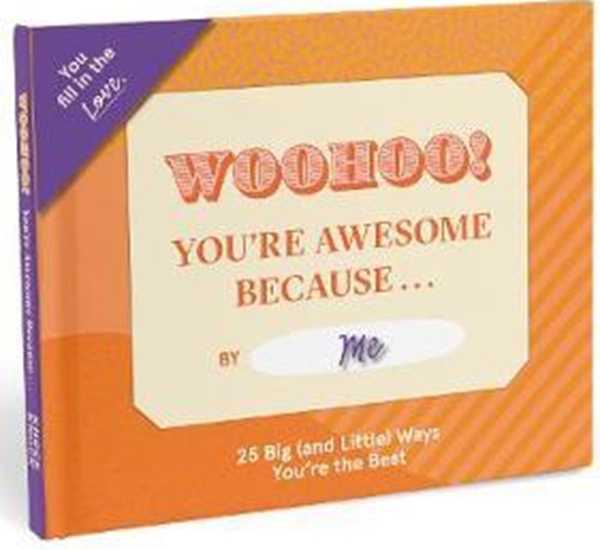Бумажная книга «Knock Knock You're Awesome Because... Fill in the Love Because Book» - фото №1