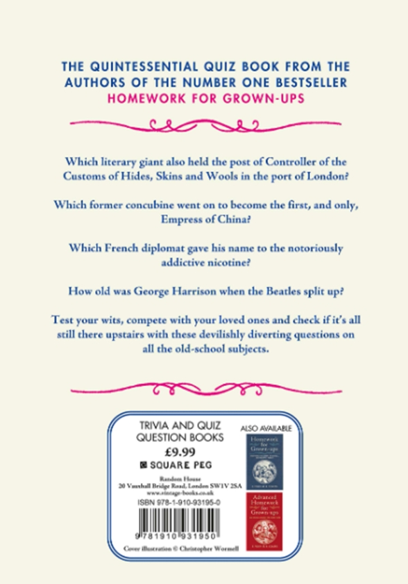 [object Object] «Homework for Grown-Ups Quiz Book : Fiendishly fun questions to test your old-school knowledge», автор Элизабет Фоули - фото №3 - миниатюра