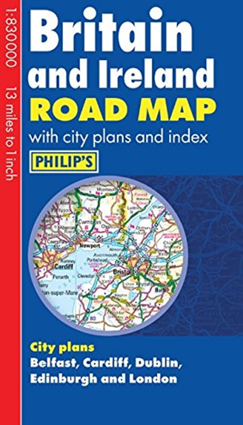 Паперова книга «Philip's Britain and Ireland Road Map» - фото №1
