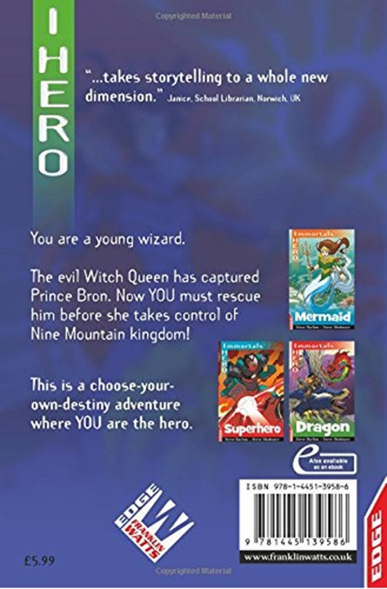Паперова книга «EDGE: I HERO: Immortals: Wizard», автор Стiв Барлоу - фото №1