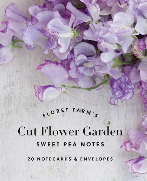 Бумажная книга «Floret Farm's Cut Flower Garden: Sweet Pea Notes: 20 Notecards & Envelopes» - фото №1