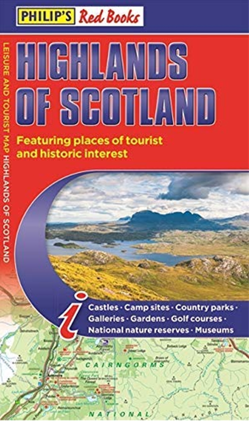 Бумажная книга «Philip's Highlands of Scotland: Leisure and Tourist Map 2020 Edition : Leisure and Tourist Map» - фото №1