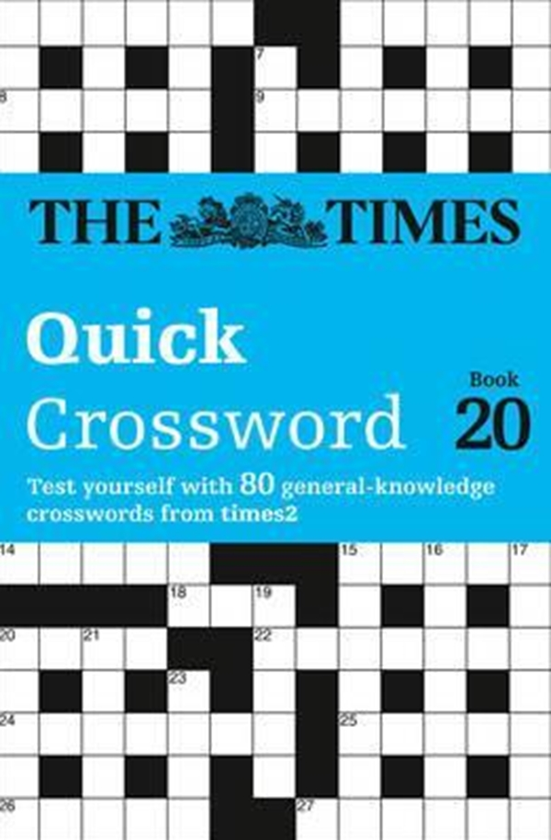 Бумажная книга «The Times Quick Crossword Book 20 : 80 World-Famous Crossword Puzzles from the Times2» - фото №1
