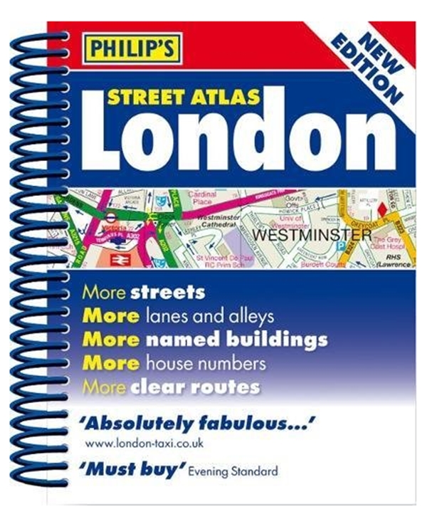 Бумажная книга «Philip's Street Atlas London : Mini Paperback Edition» - фото №1