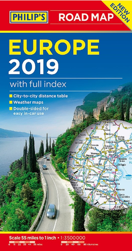 Бумажная книга «Philip's Europe Road Map» - фото №1