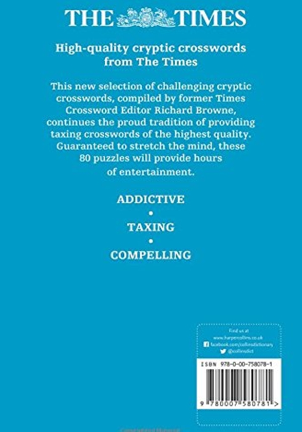 Бумажная книга «The Times Cryptic Crossword Book 19 : 80 World-Famous Crossword Puzzles», автор Ричард Браун - фото №1