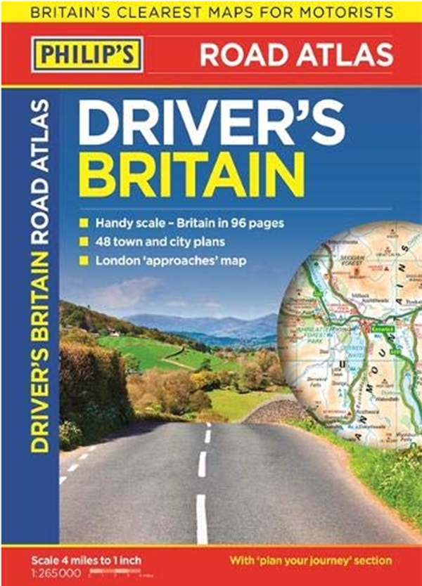 Бумажная книга «Philip's Driver's Atlas Britain : Paperback» - фото №1