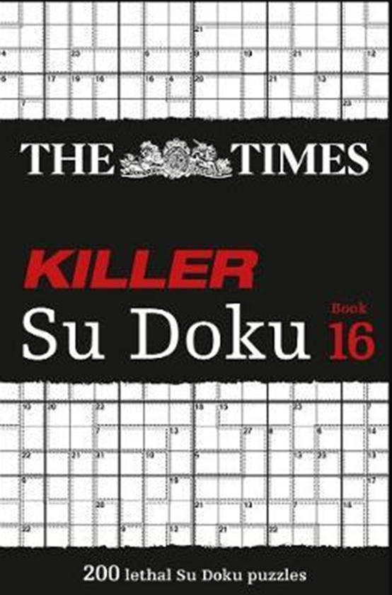 Бумажная книга «The Times Killer Su Doku Book 16 : 200 Lethal Su Doku Puzzles» - фото №1