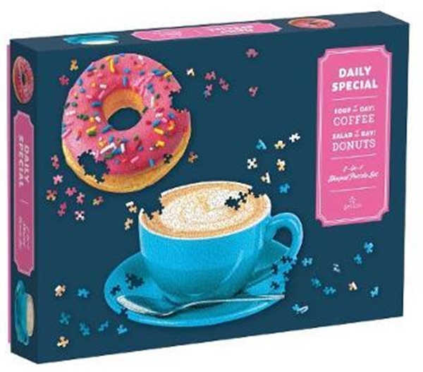 Бумажная книга «Daily Special 2-in-1 Shaped Puzzle Set» - фото №1