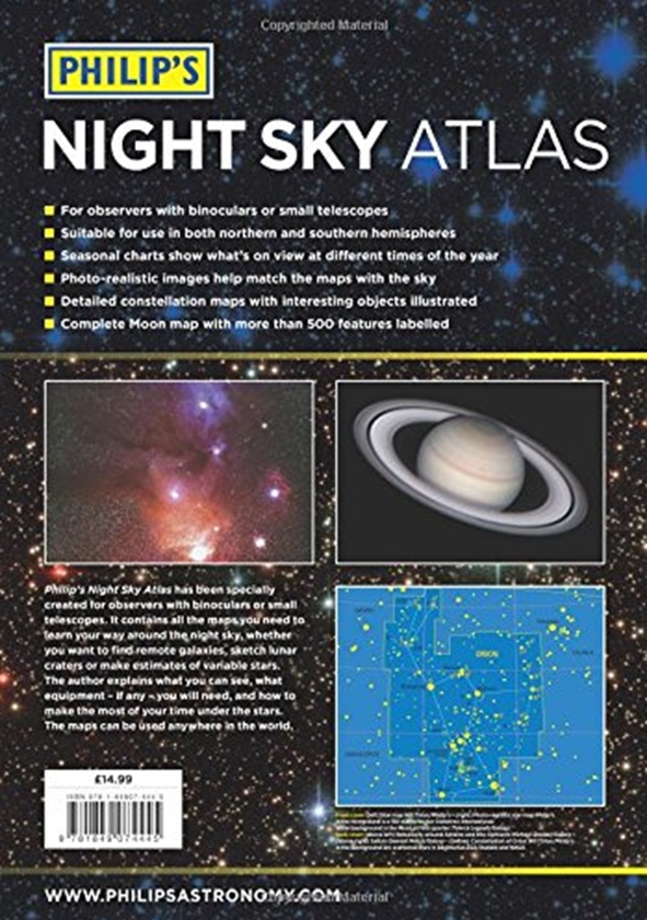 Паперова книга «Philip's Night Sky Atlas» - фото №1