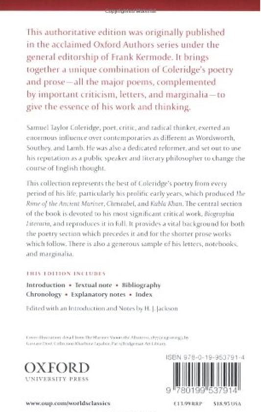 Паперова книга «Samuel Taylor Coleridge - The Major Works», автор Семюел Колрідж - фото №1