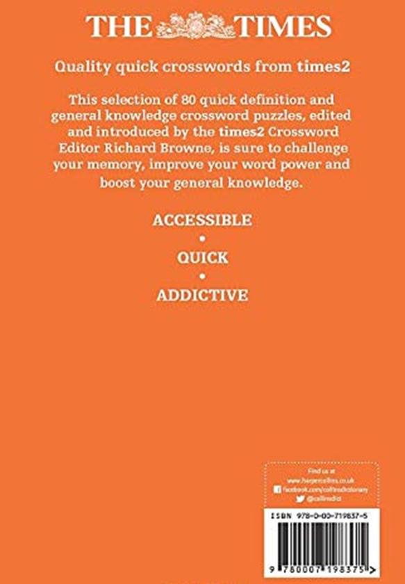 Бумажная книга «The Times Quick Crossword Book 9 : 80 World-Famous Crossword Puzzles from the Times2» - фото №1