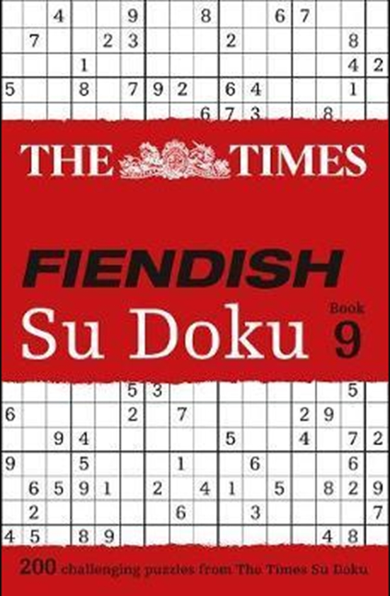 Бумажная книга «The Times Fiendish Su Doku Book 9 : 200 Challenging Puzzles from the Times» - фото №1