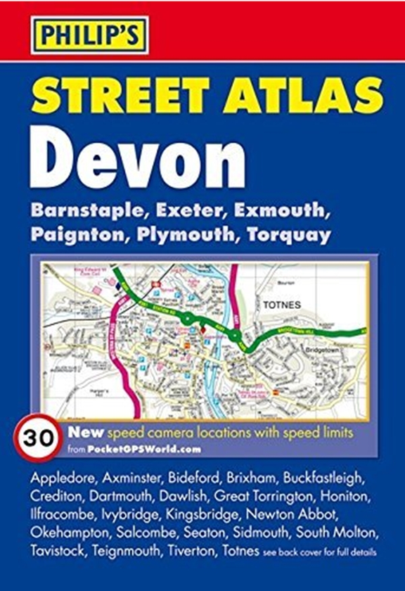 Бумажная книга «Philip's Street Atlas Devon» - фото №1