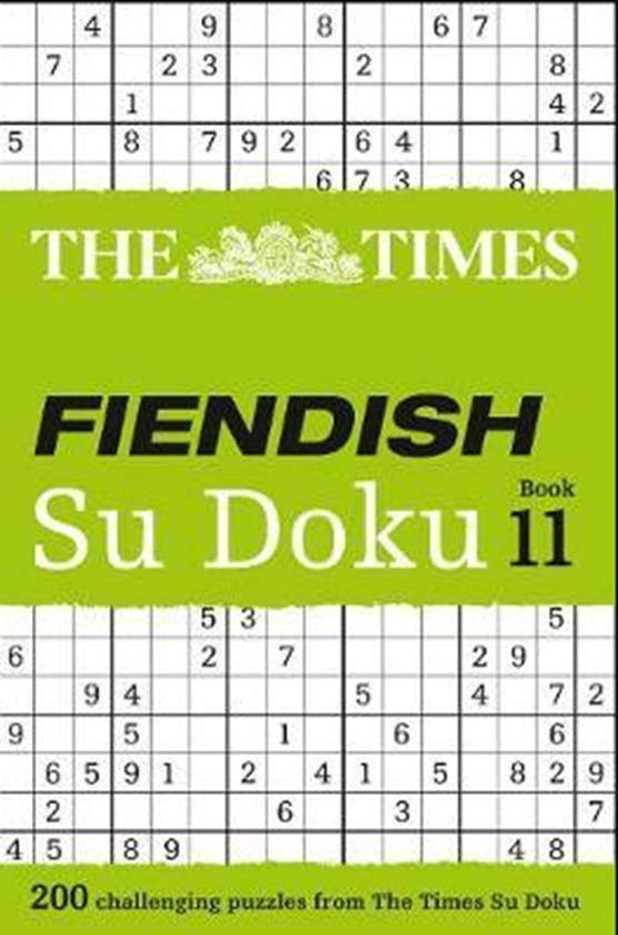 Бумажная книга «The Times Fiendish Su Doku Book 11 : 200 Challenging Puzzles from the Times» - фото №1