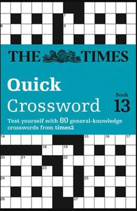 Бумажная книга «The Times Quick Crossword Book 13 : 80 World-Famous Crossword Puzzles from the Times2» - фото №1
