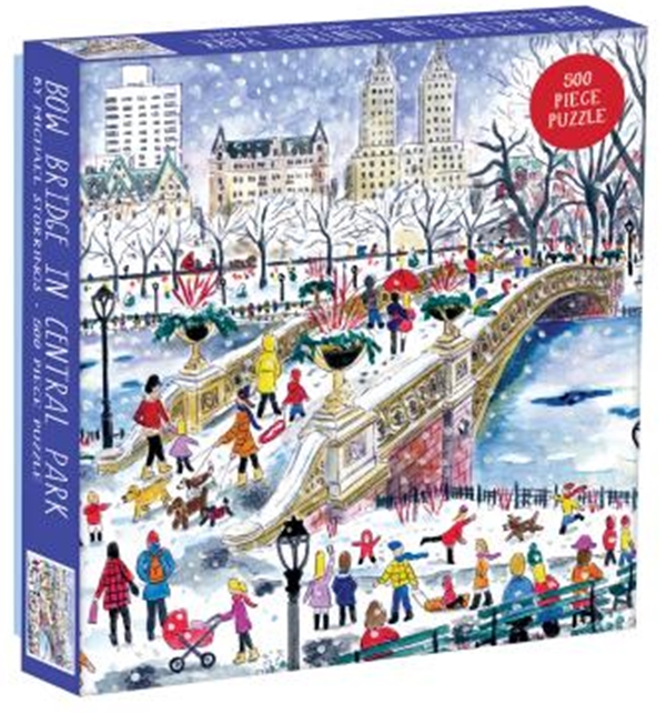 Бумажная книга «Michael Storrings Bow Bridge In Central Park 500 Piece Puzzle» - фото №1