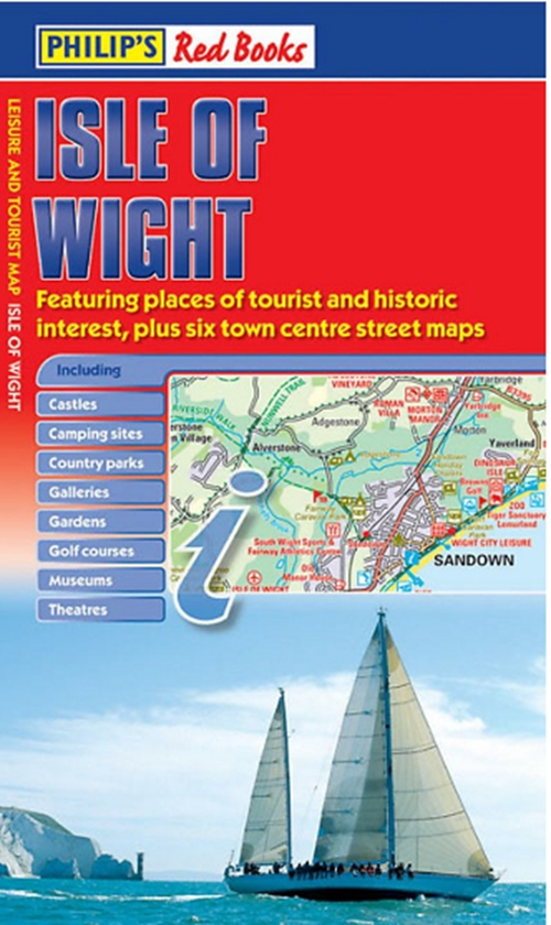 Бумажная книга «Philip's Red Books Isle of Wight : Leisure and Tourist Map» - фото №1