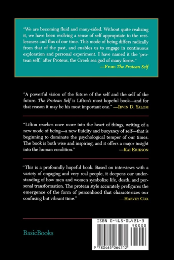 Бумажная книга «The Protean Self : Human Resilience In An Age Of Fragmentation», автор Роберт Джей Лифтон - фото №1