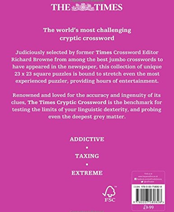 Паперова книга «The Times Jumbo Cryptic Crossword Book 14 : 50 World-Famous Crossword Puzzles» - фото №1