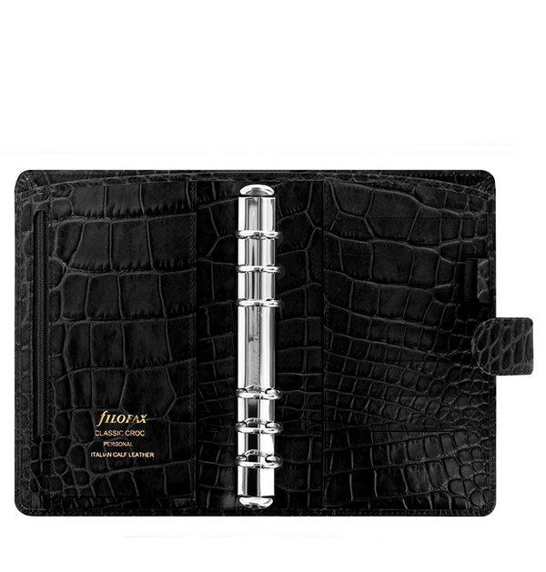  «Органайзер Filofax Classic Croc Personal Ebony (17-026072)», бренду Filofax - фото №1