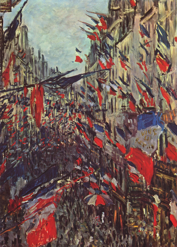  «Открытка Tushita Claude Monet Rue Saint-Denis», бренда Tushita - фото №1