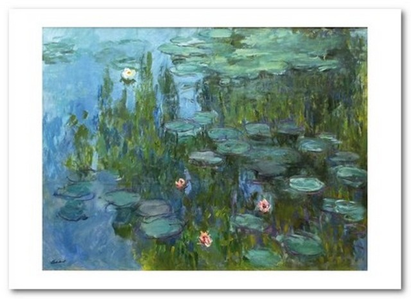  «Открытка Claude Monet - Water Lilies (CM115)», бренда Artistic Card - фото №1