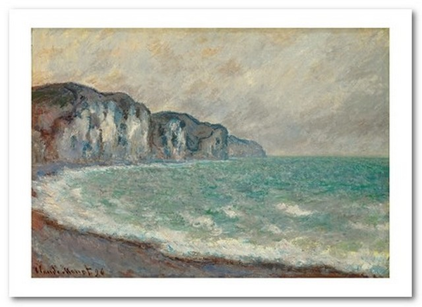  «Открытка Claude Monet - Cliff at Pourville (CM117)», бренда Artistic Card - фото №1