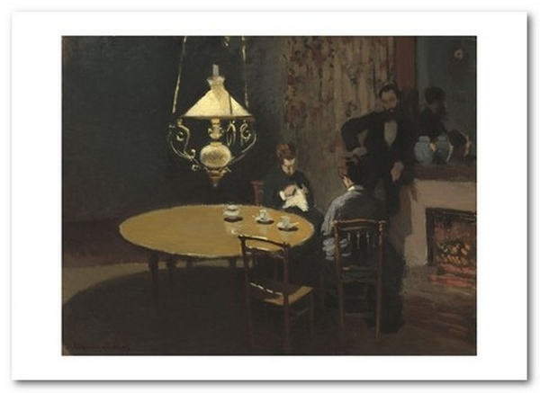 «Открытка Claude Monet - Interior, after Dinner (CM118)», бренда Artistic Card - фото №1
