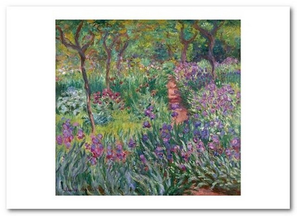 «Открытка Claude Monet - The Artist’s Garden in Giverny (CM120)», бренда Artistic Card - фото №1