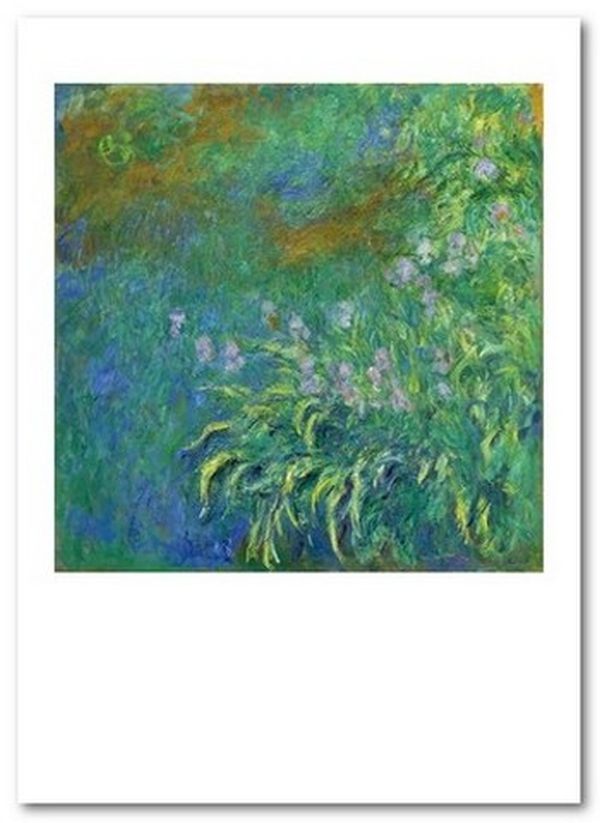  «Открытка Claude Monet - Irises by the Pond (CM148)», бренда Artistic Card - фото №1