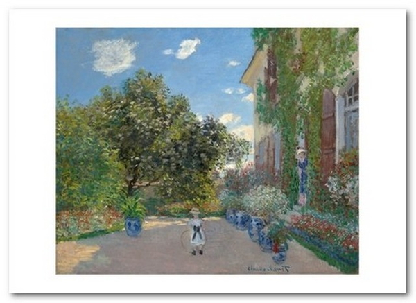  «Открытка Claude Monet - The Artist’s House at Argenteuil (CM150)», бренда Artistic Card - фото №1