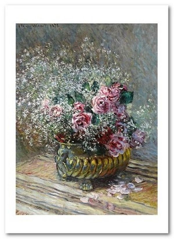  «Открытка Claude Monet - Flowers in a Pot (CM174)», бренда Artistic Card - фото №1