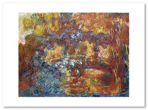 «Открытка Claude Monet - The Japanese Footbridge (CM181)», бренда Artistic Card - фото №1