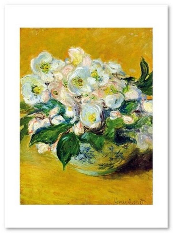  «Открытка Claude Monet - Christmas Roses (CM185)», бренда Artistic Card - фото №1