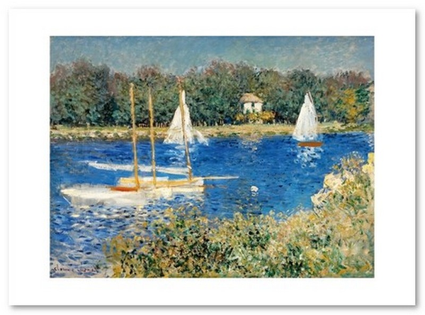  «Открытка Claude Monet - The Basin at Argenteuil (CM190)», бренда Artistic Card - фото №1