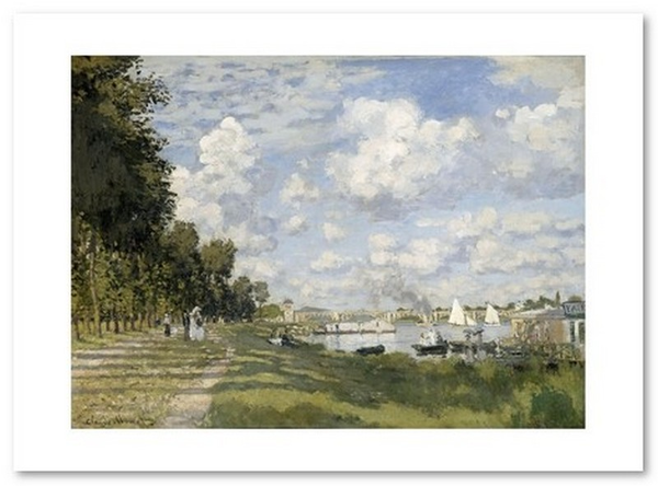  «Открытка Claude Monet - The Basin at Argenteuil (CM193)», бренда Artistic Card - фото №1