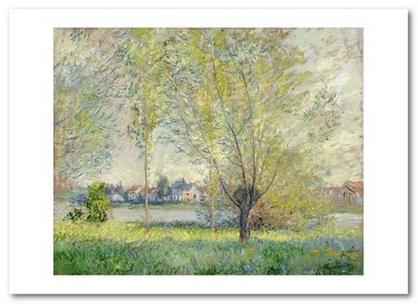 «Открытка Claude Monet - The Willows (CM43)», бренда Artistic Card - фото №1