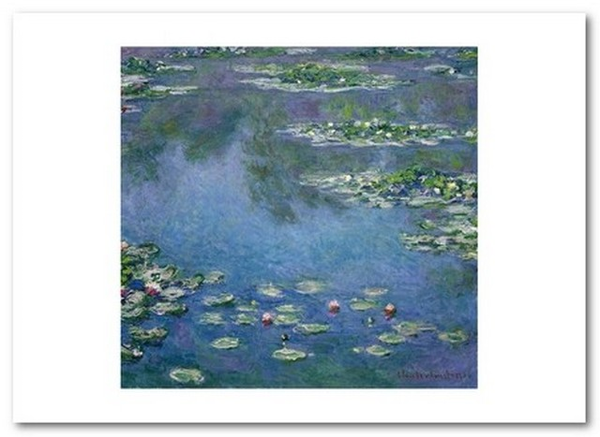 «Открытка Claude Monet - Water Lilies (CM46)», бренда Artistic Card - фото №1
