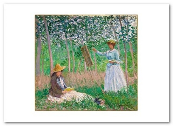  «Открытка Claude Monet - In the Woods at Giverny (CM52)», бренда Artistic Card - фото №1