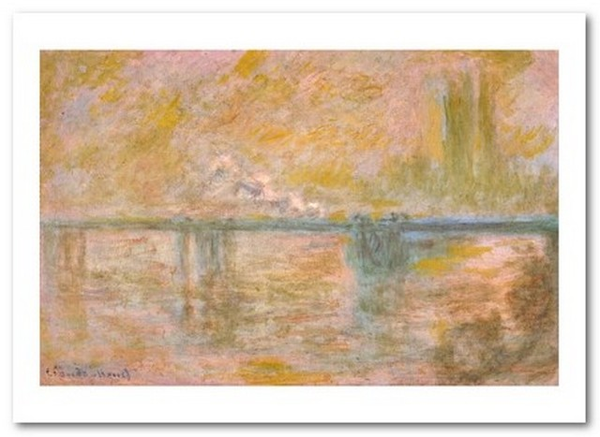 «Открытка Claude Monet - Charing-Cross Bridge in London (CM60)», бренда Artistic Card - фото №1