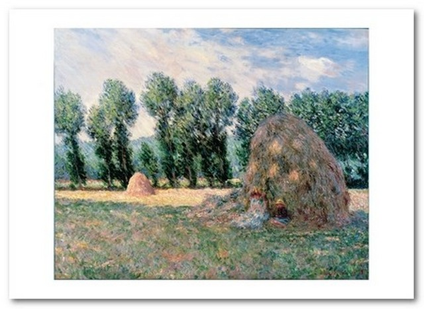 «Листівка Claude Monet - Haystacks (CM66)», бренду Artistic Card - фото №1