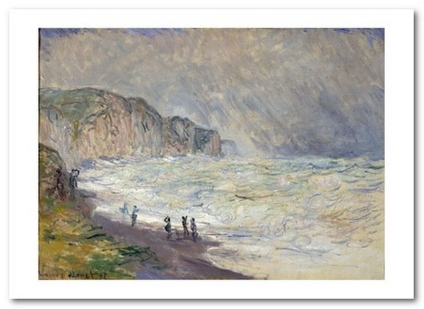  «Открытка Claude Monet - Heavy Sea at Pourville (CM67)», бренда Artistic Card - фото №1