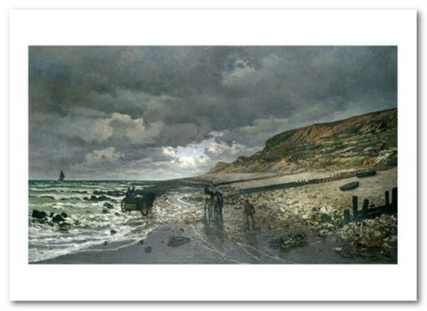 Листівка Claude Monet - La Pointe de la Heve at Low Tide (CM68