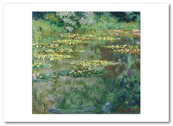  «Открытка Claude Monet - Le Bassin des Nympheas (CM71)», бренда Artistic Card - фото №1